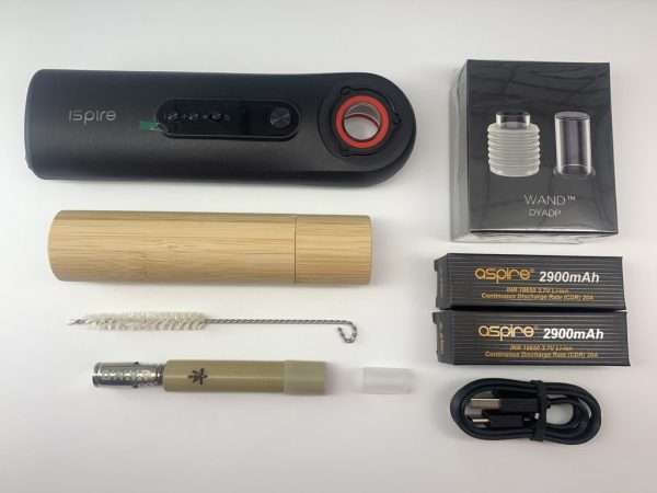 Dynaboo ~ Aquaboo Dry Herb Vape Complete Induction Kit Contents